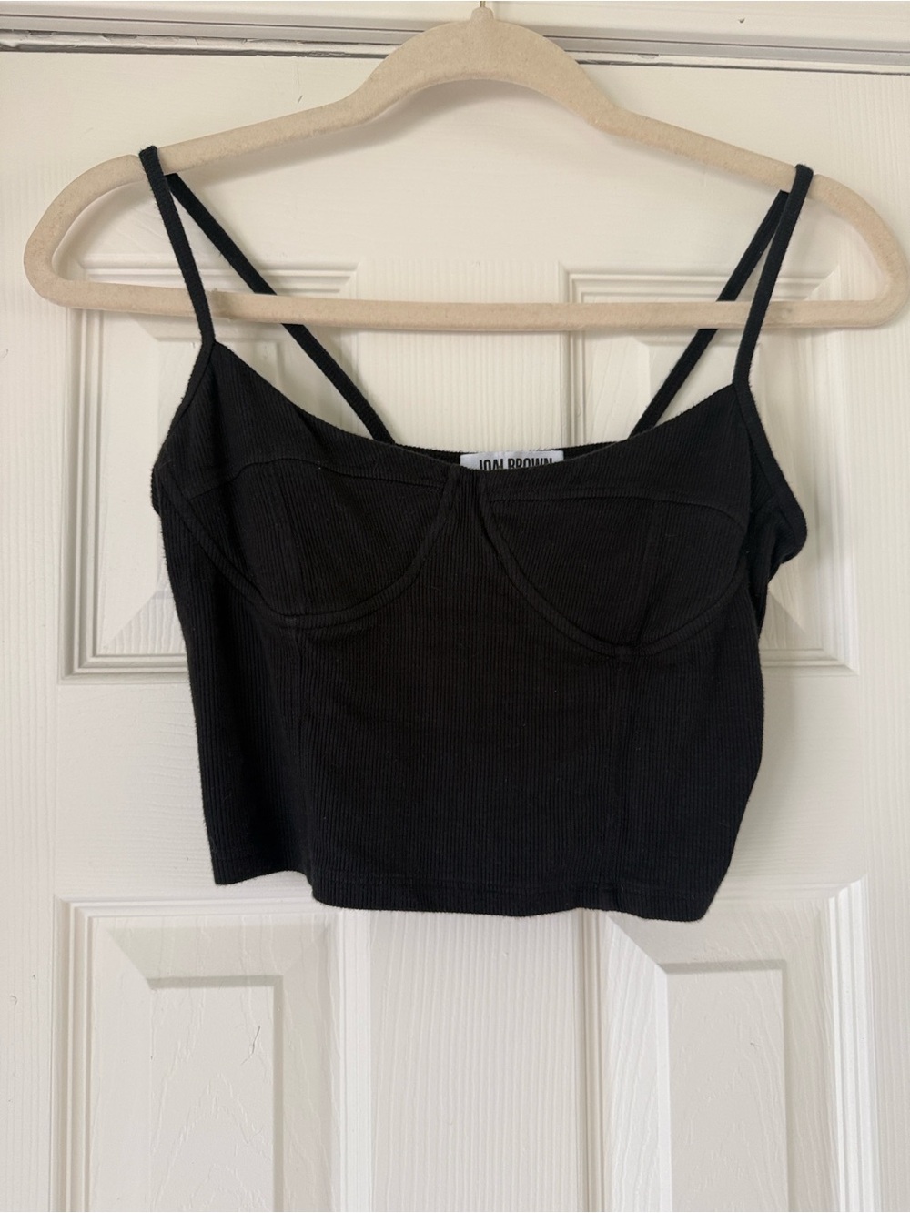 Joah Brown Bustier Top - Black - Picture 3 of 6